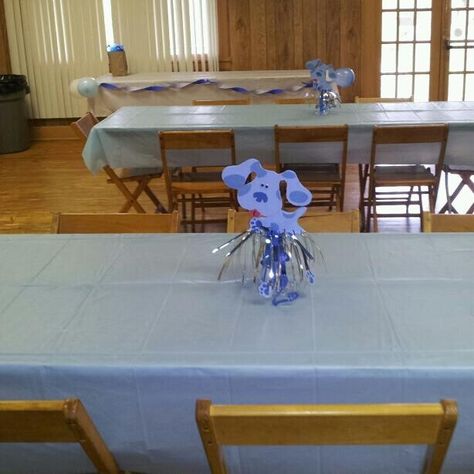 Blues Clues Centerpieces, Blue's Clues Birthday Party, Clue Party, Blue’s Clues, Blues Clues, Clue, Birthday Fun, Bday Party, 3rd Birthday