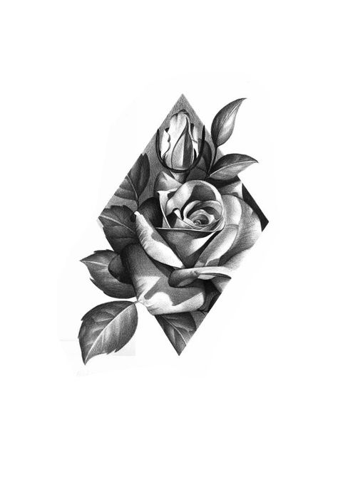 Make Tattoos, Realistic Rose Tattoo, Rose Flower Tattoos, Rose Drawing Tattoo, Surreal Tattoo, Flower Tattoo Drawings, Realistic Rose, Floral Tattoo Sleeve, Deco Rose