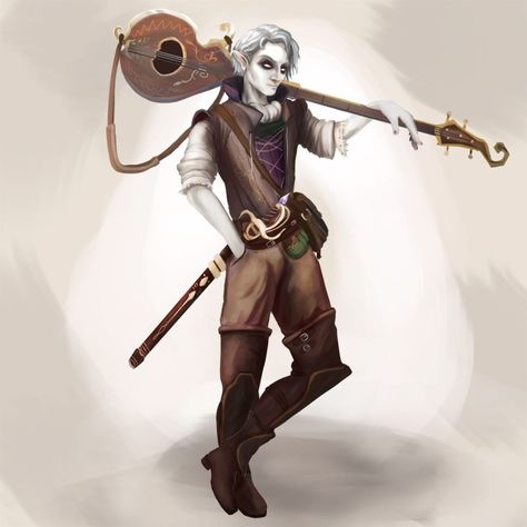 Vladislav Gaevsky (@dandraelart) • Instagram photos and videos Changeling Bard Dnd, Changling Bard, Changeling Dnd, Campaign Board, Dnd Bard, Dnd Things, Dnd Oc, D D Classes, Dnd Races