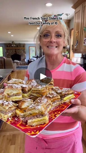 115K views · 2.7K reactions | 138_Breakfast time for our family of 10 is Mini French Toast Sliders using @KING’S HAWAIIAN  Original Sweet Rolls Th | Recipe Foodies | Recipe Foodies · Original audio French Toast Sliders, Mini French Toast, Kings Hawaiian, Hawaiian Rolls, Sweet Rolls, Family Cooking, Sweet Roll, Breakfast Recipes Casserole, Breakfast Time