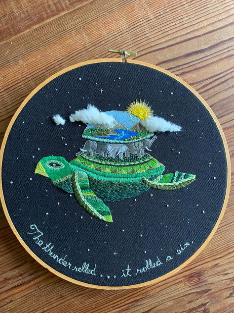 Embroider Ideas, Embroidery Lessons, Terry Pratchett, Learn Embroidery, Textile Fiber Art, Thread Painting, Sewing Embroidery Designs, 8 Months, Embroidery Craft