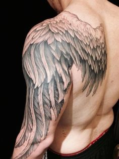 Chinese Tattoo Designs, Tato Maori, Wing Tattoos On Back, Alas Tattoo, Wing Tattoo Men, Wing Tattoos, Cool Back Tattoos, Cool Shoulder Tattoos, Wing Tattoo Designs