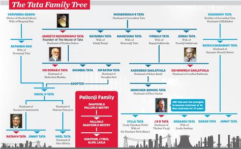 Tata family tree Tata Family Tree, Jrd Tata, Tata Family, Family Tree Diagram, Economics 101, Tata Steel, Tree Diagram, Ratan Tata, Interesting Science Facts