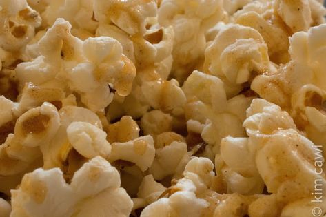 Scape Pesto Recipe, Flavored Popcorn Recipes, Carmel Popcorn, Garlic Scape Pesto, Boozy Cupcakes, Buttered Rum, Spiced Butter, Hot Buttered Rum, Popcorn Recipe