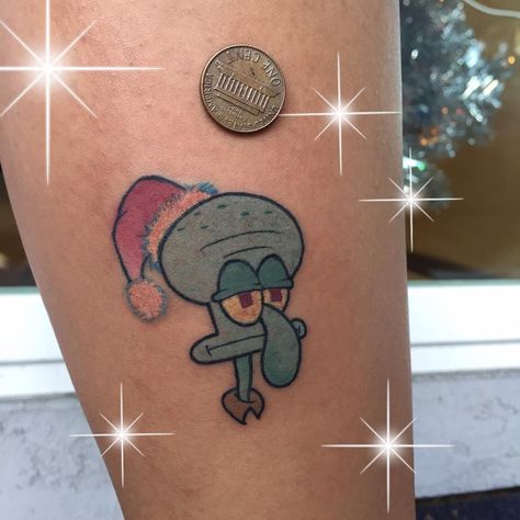 Squidward Tattoo, Autumn Tattoo, Home Tattoo, Instagram Christmas, Text Me, Cute Tattoos, Art Inspiration, Wallet, Tattoos