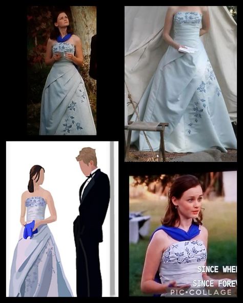 Rory’s Prom Dress, Rory Gilmore Dance Dress, Rory Gilmore Dress Blue, Rory Gilmore Graduation Dress, Rory Gilmore Prom Dress, Rory Gilmore Dresses, Rory Gilmore Dress, Matt Czuchry, Prom Inspo