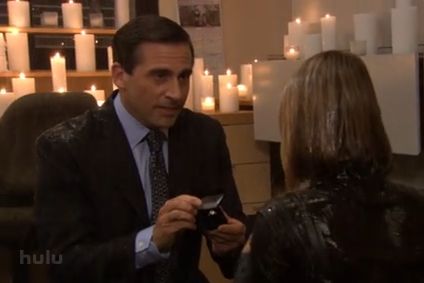 I agree with Michael Scott's wedding rule: Spend 3 years salary on the ring. Louise Erdrich, Burning Love, Michael Scott, Romantic Moments, Common Sense, Movie Characters, Most Romantic, Film Movie, Mood Pics