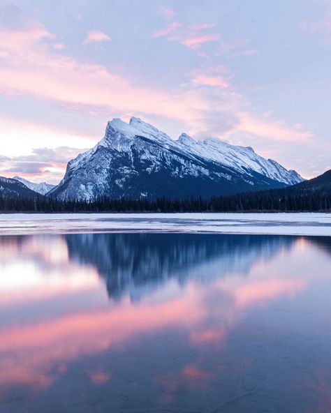 mt rundle. vermillion lakes. banff. alberta. Hey C ... by Tanner Wendell Stewart Travel Honeymoon Backpack Backpacking Vacation #travel #honeymoon #vacation #backpacking #budgettravel #offthebeatenpath #wanderlust #Canada #NorthAmerica #exploreCanada #visitCanada #seeCanada #discoverCanada #travelCanada #Canadavacation #Canadatravel #Canadahoneymoon #trekking #mountains Canada Honeymoon, Vermillion Lakes, Banff Alberta, Lake Photography, Between Two Worlds, Park Pictures, Banff National Park, Cool Landscapes, July 1