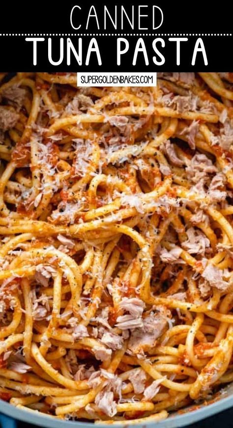 Tuna Spaghetti Recipe, Canned Tuna Pasta, Easy Tuna Pasta, Italian Tuna, Canned Tuna Recipes, Spaghetti Recipes Easy, Tuna Pasta, Canned Tuna, Delicious Pasta