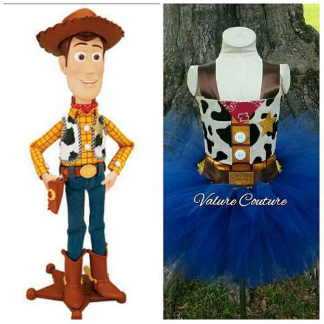 Woody Toy Story Inspired Tutu Dress Infant by ValureCouture Buzz Lightyear Jessie Disney Princess Dance Christmas Gift Halloween Costume Pageant Birthday Newborn Baby Infant Toddler Youth Cowboy Cowgirl Deputy Sheriff Cop Police Diy Customes Halloween, Dance Christmas Gifts, Disfraz Toy Story, Jessie Costume, Disney Tutu, Disney Jessie, Purim Costumes, Crochet Tube, Crochet Tube Top