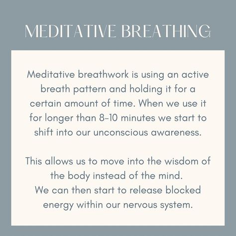 💨 Meditative Breathwork Healing 💨 Breathwork Quotes, Breathwork Healing, Breathing Techniques, Breathing Exercises, My Way, Chakra, Meditation, Encouragement, Healing