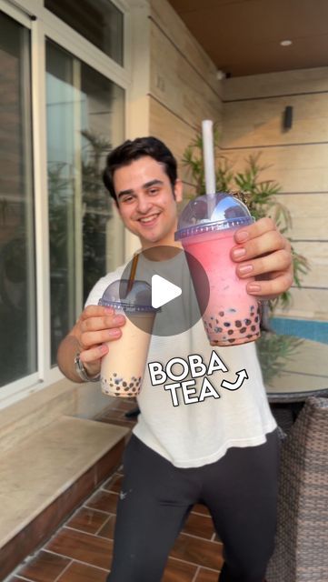 Muhammad Danial on Instagram: "Boba Tea 🧋😻  Welcome to episode 3 of my new series where i test out viral recipes! Let me know what i should try next!   Recipe ingredients:  🧋Boba pearls: (I used corn flour/starch to make the boba but you may use exact quantity of tapioca starch for a version that’s closer to the traditional one!)   Brown sugar ¼ Cup  Water 1/3 cup  Cornflour ¾ Cup  Cocoa powder 2 tbs   (Knead with extra cornflour if sticky, or add a few tsp of water if dry)  Coat with 1 tbs cornflour and boil for 20 mins on medium-high flame - water should be rolling hot. Turn flame off, cover and rest 15 minutes. Drain and Caremalise with 1/4 cup Brown sugar.  Milk Syrup: Milk 2 1/2 cups Cream ½ Cup 2 tbsp sugar or as required  To prep, use 1/2 cup prepared black tea for classic boba m How To Make Boba Without Tapioca Starch, Boba Recipe With Cornstarch, How To Make Boba Tea At Home Without Tapioca Flour, Boba Tea Recipe Cornstarch, Milk Tea Recipe, Boba With Cornstarch, Boba Tea Recipe, Boba Pearls, Milk Syrup