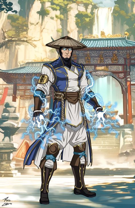 Raiden Lord Raiden, Phil Cho, Persian Warrior, Famous Warriors, Marvel Heroines, Japanese Superheroes, Superhero Villains, Avatar The Last Airbender Art, Bleach Characters