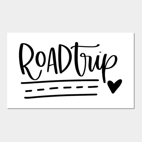 Travel Sayings Short, Road Trip Doodles, Road Trip Tattoo, Road Trip Drawing, Bullet Journal Vacation, Roadtrip Tattoo, Van Fridge, Roadtrip Quotes, Farming Quotes