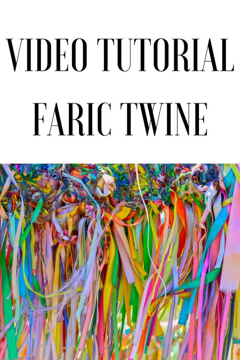 How To Make Fabric Twine, Fabric Twine Diy, Vinyl Fabric Projects, Diy Fabric Twine, Fabric Twine Projects, Fabric Twine, Twine Diy, Ribbon Projects, Reggio Classroom