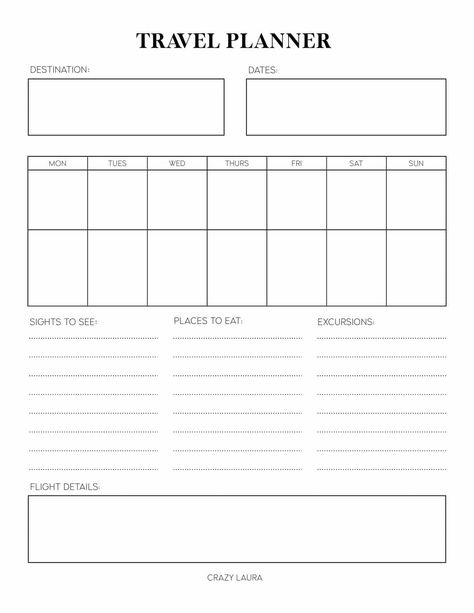 Stay organized while planning your next vacation with these free travel planner printable PDF sheets that comes with different variations and packing lists! Free Vacation Planner Printable, Vacation Planner Template Free Printable, Good Notes Travel Planner, Trip Planning Template Free, Travel Journal Pages Printable, Free Travel Planner Template, Minimalist Planner Printable, Pdf Planner Pages Free, Travel Planner Template Free Printable