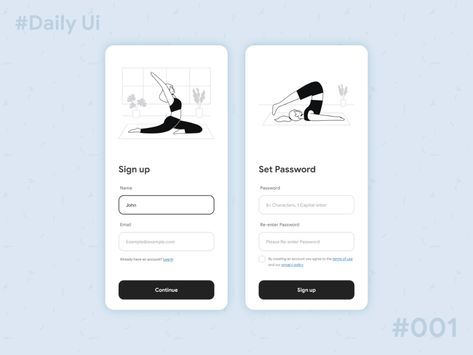 Sign Up App Design, App Sign Up Design, Log In Screen Ui, Login Ui Mobile, Log In Ui Design, Sign Up Page Ui, Sign Up Page Design, Sign In Ui, Login Ui Design