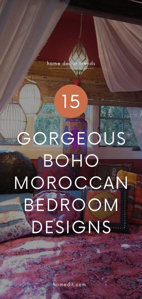 We’re sharing 15 boho Moroccan style bedroom décor ideas to help you get the perfect maximalist bedroom design. Get the perfect Arabian nights bedroom style and moody romantic bedroom with these perfect boho Moroccan bedroom décor inspiration and bedroom décor tips. Baddie Aesthetic Bedroom Ideas, Arabian Nights Bedroom, Bohemian Bedroom Decor Moroccan Style, Baddie Room Decor, Moroccan Style Bedroom, Moody Romantic Bedroom, Moroccan Decor Bedroom, Moroccan Inspired Bedroom, Maximalist Bedroom