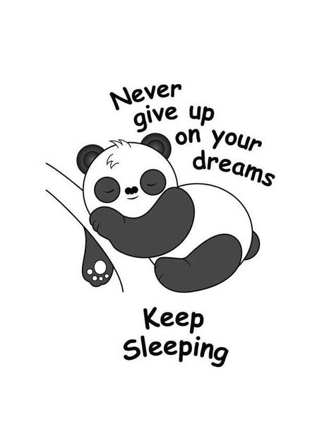 Illustration Quotes Funny, Cute Panda Drawing, Panda Day, Cute Animal Quotes, Panda Drawing, Happy Panda, Funny Phone, Art Time, Meaningful Drawings