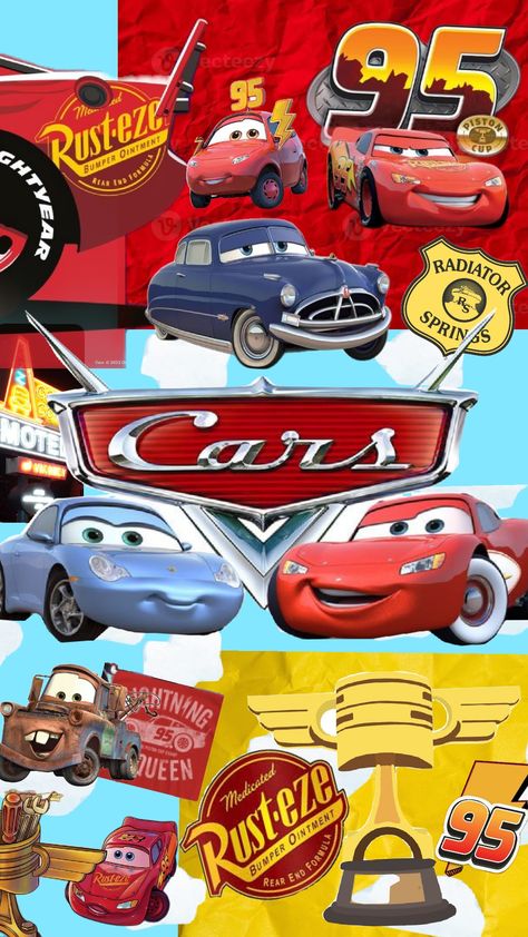 Toddler Ideas, Mc Queen, Patterns Wallpaper, Car Ideas, Disney Aesthetic, Cars Movie, Cute Patterns Wallpaper, Lightning Mcqueen, Disney Cars