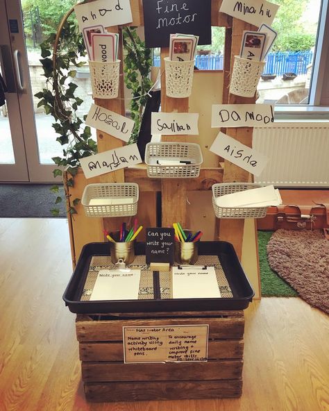 Phonics Reggio Emilia, Holistic Learning, Ks1 Classroom, Name Writing Activities, Writing Names, School Reception, Reggio Emilia Classroom, Reception Classroom, Preschool Designs