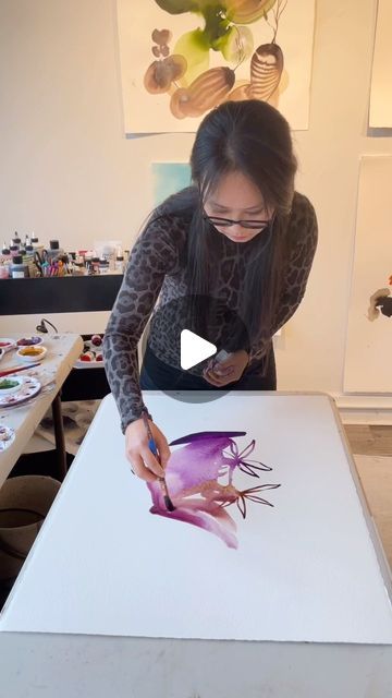 Suyao Tian on Instagram: "Good morning, everyone! 🥰 Another beautiful day at my studio, finally catching up on some work for next year’s exhibitions. I’ll keep you all updated for locations and dates soon 😉 Happy holidays to all of you around the world! 🌎 #watercolor #watercolorpainting #watercolorart #watercolour #abstractwatercolor #abstractwatercolorpainting #waterbased #inkonpaper #fluidart #fluidpainting #fluidacrylic #highflowacrylics #acrylicpainting #waterpainting #nycart #nycartist #chicagoartist #chicagoart #laart #paintings #contemporarypainting #contemporarywatercolour #contemporarywatercolor" Abstract Watercolor Paintings Tutorials, Nyc Artist, Contemporary Watercolor, La Art, Chicago Artists, Chicago Art, Nyc Art, Watercolor Paintings Abstract, Abstract Watercolor Painting