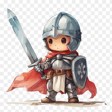 Cute Knight Cartoon Clipart Tattoo Sheep, Knight Clipart, Chibi Knight, Knight Cartoon, Cartoon Knight, Japan Character, Monster Clipart, Cartoon Mushroom, Copper Statue