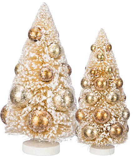 Primitives By Kathy Sisal Tree 6 Inches Tall and 9 Inches Tall Plastic Set Of 2 Seasonal Decor ** You can get additional details at the image link. (This is an affiliate link) #primitivefurniture Silver Baubles, Cream Bottle, Christmas Entryway, Bottle Brush Christmas Trees, Late November, Bottle Brush Tree, Bauble Ornaments, Christmas Tree Set, Christmas Village Display