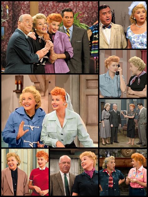 "I LOVE LUCY" I Love Lucy Colorized, Lucy And Ethel Costumes, Lucy Wallpaper, I Love Lucy Episodes, William Frawley, I Love Lucy Show, Lucille Ball Desi Arnaz, Lucy And Ricky, Desi Arnaz