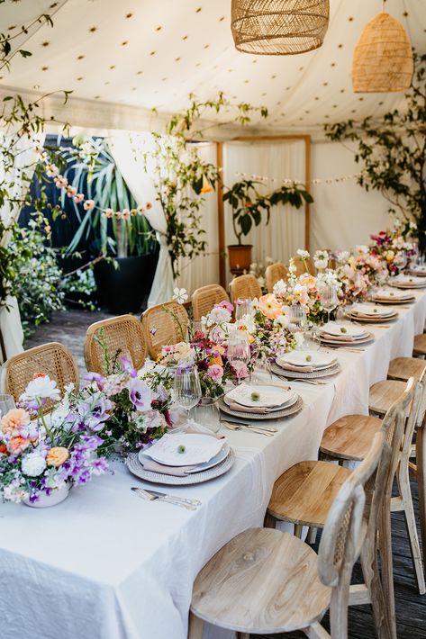 Elegant garden tea party setting inspiration with a floral centerpiece bliss  #brisbane #goldcoast #sydney #marquee #inspo #aesthetic #garden #teaparty #wedding #party Mexican Fruit, Diwali India, Art Techno, Indoor Garden Party, Fruit Table, Festival Games, Techno Party, Setting Inspiration, Tea Party Table