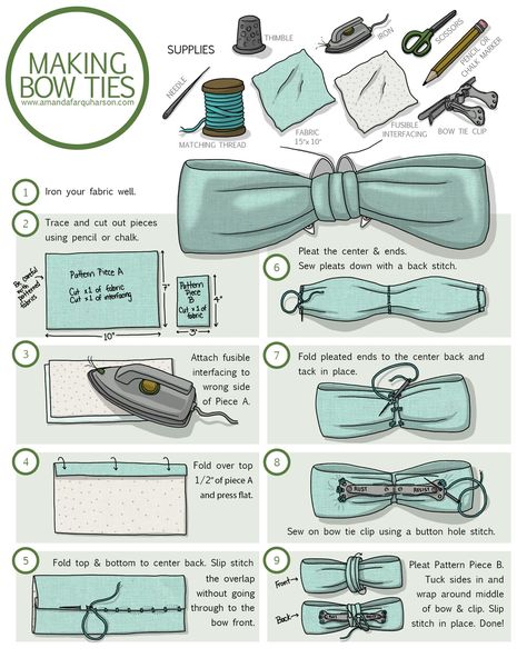 Bow Tie Tutorial, Make A Bow Tie, Bowtie Pattern, Cat Bow Tie, Sew Ins, Tie Pattern, Cat Bow, Boys Bow Ties, Sewing Stitches