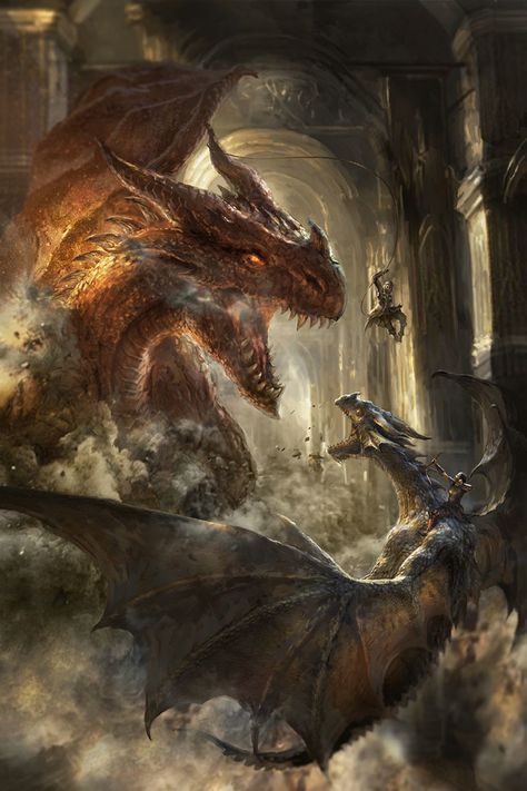 ArtStation - The iron dragons cover, Joemel Requeza Magical Landscapes, Dragon Poster, Cool Dragons, Jaime Lannister, 다크 판타지, Dragon Rider, Dragon Pictures, Arya Stark, Fantasy Monster