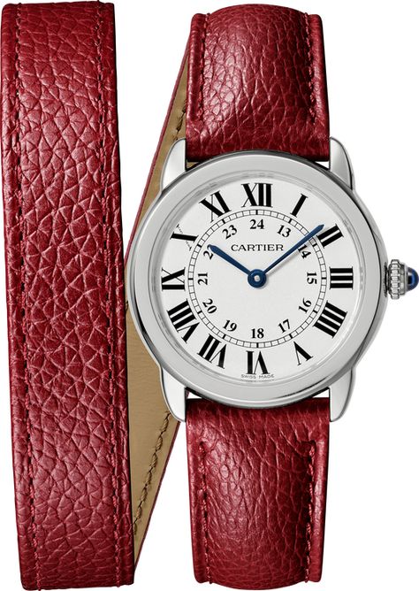 Ronde Solo de Cartier watch Cartier Ronde, Cartier Watch, Cartier, Leather Watch, Online Store, Leather, Quick Saves