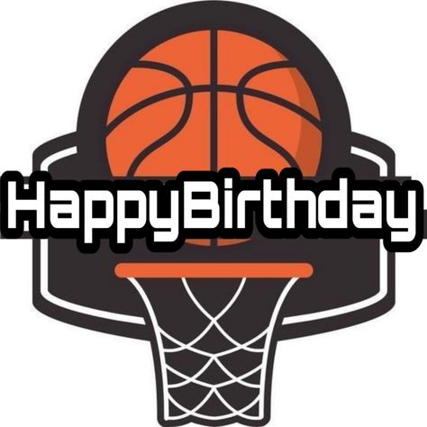 Basketball Ring Cake Topper Printable, Basketball Ring Printable, Basketball Theme Cake Topper Printable, Basketball Toppers Printable, Basketball Cake Topper Free Printable, Happy Birthday Basketball Theme, Basketball Cake Topper Printable, Basketball Topper, Basketball Theme Cake