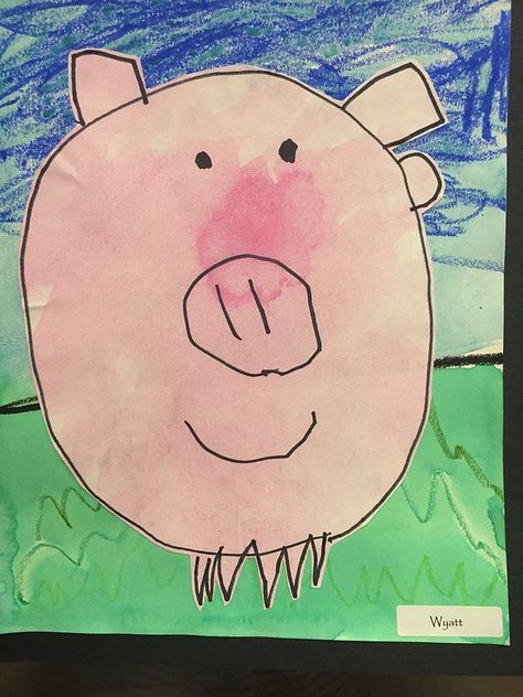 Children will create their own pigs story. Nonfiction or fiction. They will then get it written down by a teacher. They will act it out for the class. Preschool Directed Drawing, Directed Drawing Preschool, Drawing Preschool, Kindergarten Drawing, Craft Preschool, Farm Unit, Pig Crafts, Farm Preschool, Directed Drawing