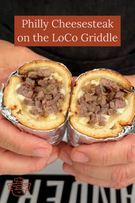 Philly Cheesesteak on the LoCo Griddle Loco Griddle, Blackstone Ideas, Philly Cheesesteaks, Steak And Onions, Sub Rolls, Hoagie Rolls, Sliced Steak, Philly Cheesesteak, Grill Recipes