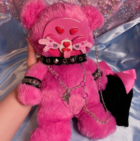 Creepy Stuffed Animals, Diy Plush Dolls, Clay Bear, Custom Stuffed Animal, Clay Face, Clay Faces, Sewing Stuffed Animals, Custom Toys, Kawaii Plush