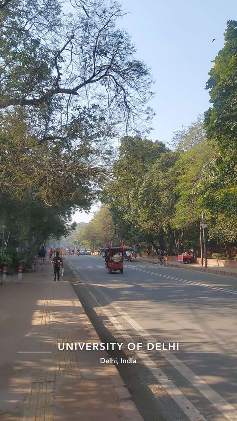 north campus du Delhi University Snap, Delhi University Aesthetic North Campus, Delhi University North Campus, Delhi University Aesthetic, Delhi Morning, Delhi Pics, Delhi University, Kgf Photos Hd, Romanticising School