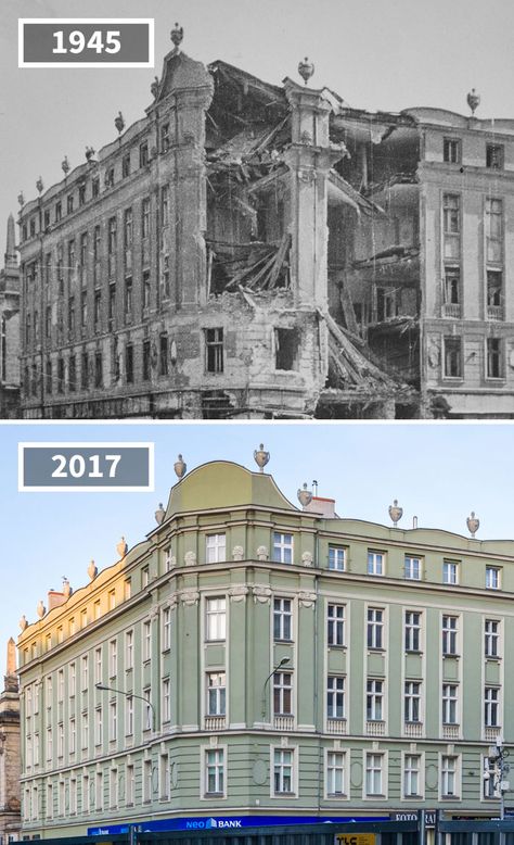 Then And Now Pictures, Then And Now Photos, Historia Universal, Before After Photo, Contemporary Photographers, After Pictures, Paris City, Poznan, Before And After Pictures