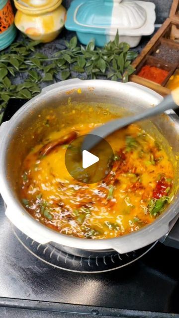 Healthy Food Channel on Instagram: "Quick, Instant,  one pot Tadka dal... ✨️ Bachelor's Dal Tadka recipe ... 📍Save for later...  Ingredients  . Toor Dal-1/4cup . Masoor dal-1/4cup  . Moong Dal-1/4cup  . Tomatoes-1 . Onion-1 . Ginger-1/2 inch  . Garlic 5-6  . Green chilies-1-2  . Red chili powder-1 tsp  . Turmeric powder-1 tsp  . Salt-1 tsp  . Coriander powder-1 tsp  . Water- 2.5 cups  . Ghee-1 tbsp  . Dry red chili-1-2  . Kasuri methi-1tsp  . Kashmiri red chili powder-1 tsp   Follow for more such amazing recipes daily ❤️ 😍  ❌️❌️ No repost allowed on instagram nor on any other social media platform ❌️ ❌️  Follow- @healthyfood__channel   #daltadka #tadkadal #toordal" Methi Dal Recipe, Masoor Dal Recipe, Tadka Dal, Dal Tadka Recipe, Tadka Recipe, Kasuri Methi, Dal Tadka, Toor Dal, Dal Recipe