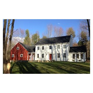 Federal Farmhouse, 3 Season Porch, Carrara Marble Tile, Yellow Bathroom, Farmhouse Kitchen Cabinets, Marble Tile Floor, Yellow Bathrooms, Traditional Exterior, Kitchen Farmhouse