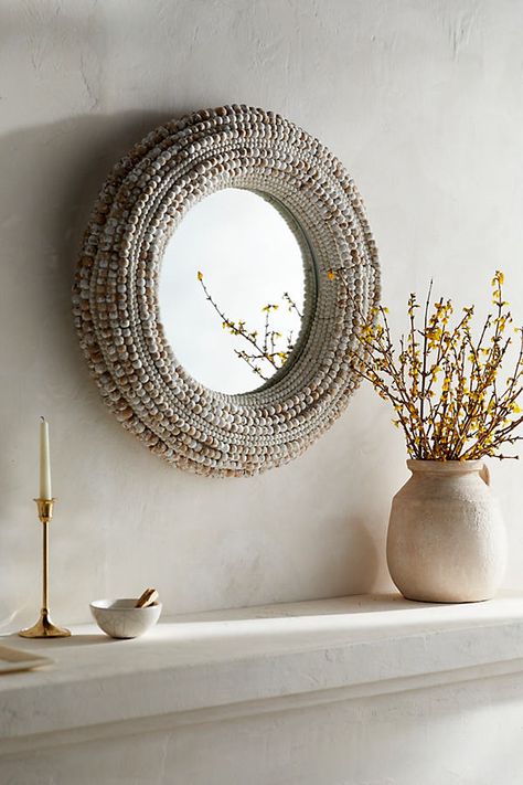 Clay mirror frame