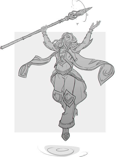 Magic Wielder Pose, Witch Casting Spell Pose, Mage Pose Reference Female Drawing, Wizard Casting Spell Pose, Spellcasting Pose Reference, Holding Magic Pose, Spellcaster Pose, Magic Poses Reference Drawing, Staff Poses Drawing