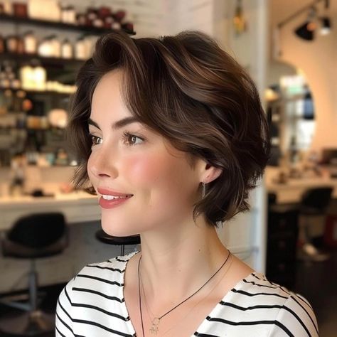 46 Cute Short Haircuts for Short Hair in 2024 Short Bobs, Cute Short Haircuts, Hair Inspiration Short, Lob Haircut, Peinados Fáciles Para Cabello Corto, Short Wavy Hair, 짧은 머리, Trendy Hair, Short Hair Haircuts