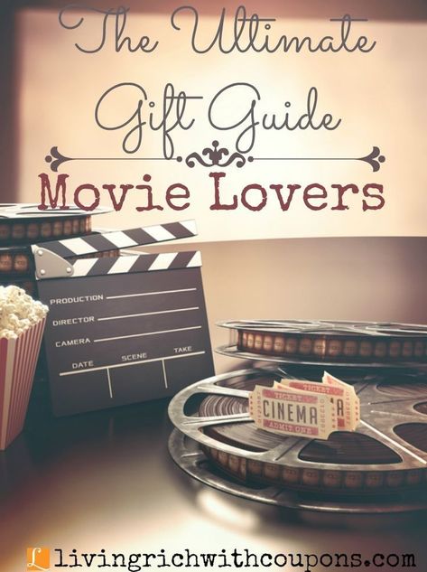 Gift Ideas For Movie Lovers, Clever Gift Ideas, Gifts For Movie Lovers, Living Rich, Movie Lover Gift, Movie Ideas, Clever Gift, Ultimate Gift Guide, Homemade Holiday