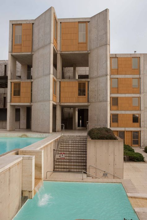 Restoration work completes on Louis Khan's Salk Institute Louis Kahn House, Salk Institute, Lebbeus Woods, Laboratory Design, Louis Kahn, Richard Meier, Toyo Ito, Steven Holl, Peter Zumthor