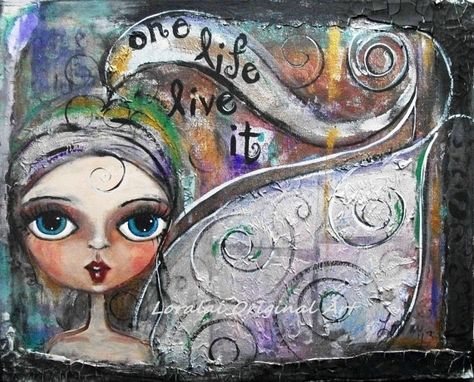 Hey, I found this really awesome Etsy listing at http://www.etsy.com/listing/153258746/fairy-butterfly-whimsical-original Jane Davenport, Abstract Girl, Art & Craft Kit, Encaustic Art, Step By Step Painting, Diy Diamond Painting, Diy For Girls, Art Kit, Art Journal Inspiration