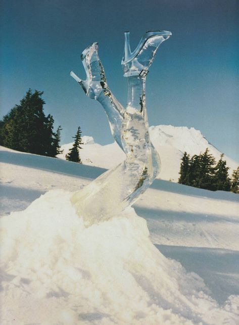 'chanel on ice,' 1997 by david lachapelle in leg - diana edkins + betsy jablow (1997)