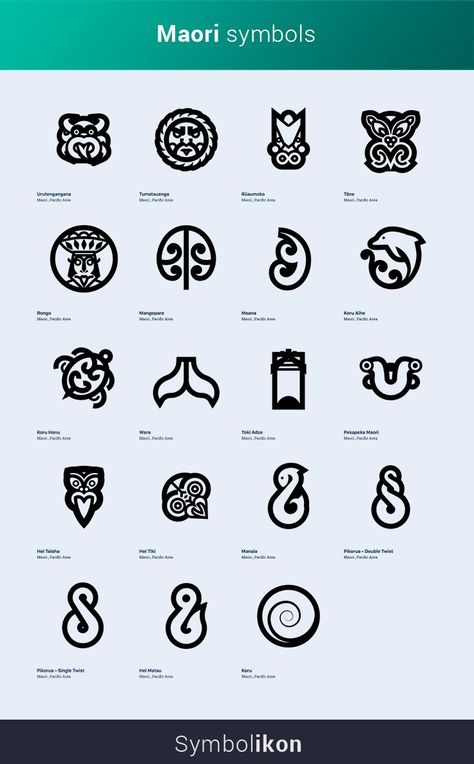 Maori Symbols Tattoo, New Zealand Tattoo Ideas Symbols, Maori Tattoo Meaning Symbols, Maori Patterns Design, Maori Symbols Meaning, Maori Patterns Meaning, Polynesian Symbols And Meanings, Maori Designs Pattern, Māori Symbols