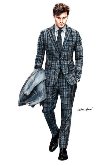 FEATURING: @firdausahmed88 #MensFashion #MzManerz #FashionIllustration #MensClothing #Dapper #MensFashionIllustration | Be Inspirational ❥|Mz. Manerz: Being well dressed is a beautiful form of confidence, happiness & politeness Men's Fashion Illustration, Fashion Sketches Men, Mens Fashion Illustration, Mens Fashion Editorial, Man Illustration, Design Moda, Plain Wallpaper, Mens Fashion Photography, Fashion Sketchbook